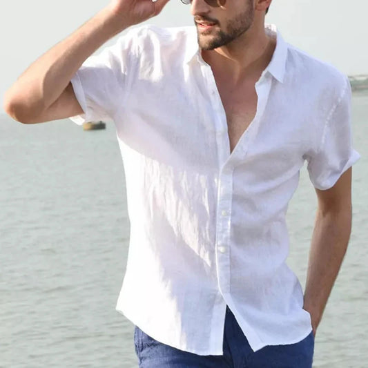 Men's Short Sleeve Button Shirt