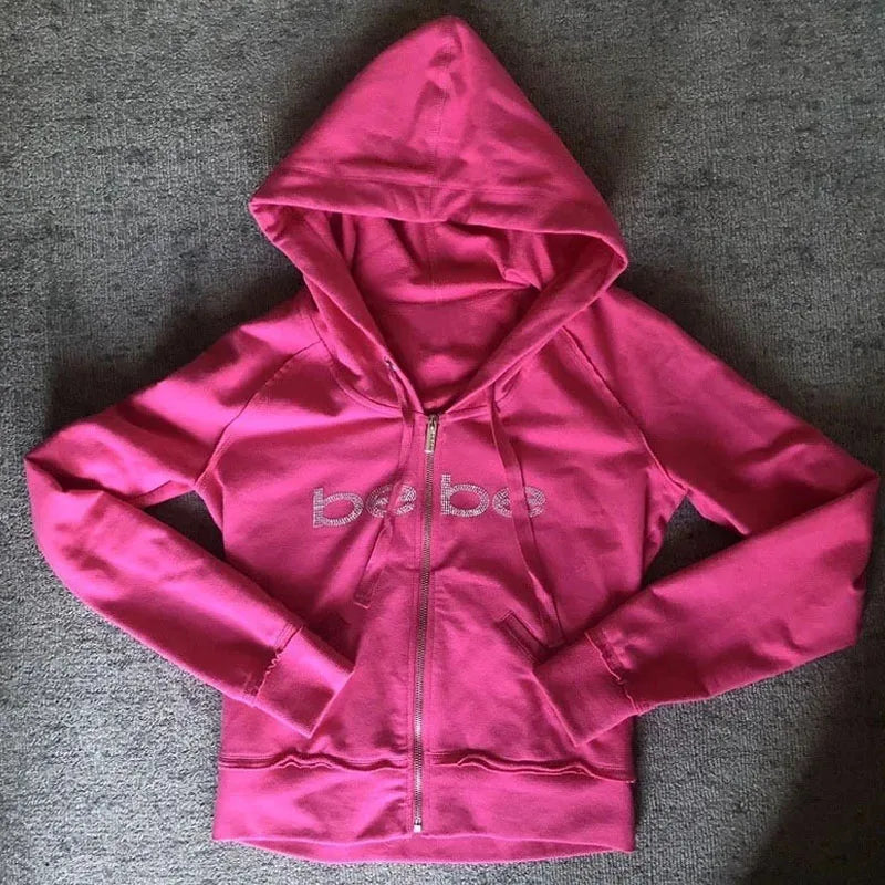 Bebe zip up Sweater