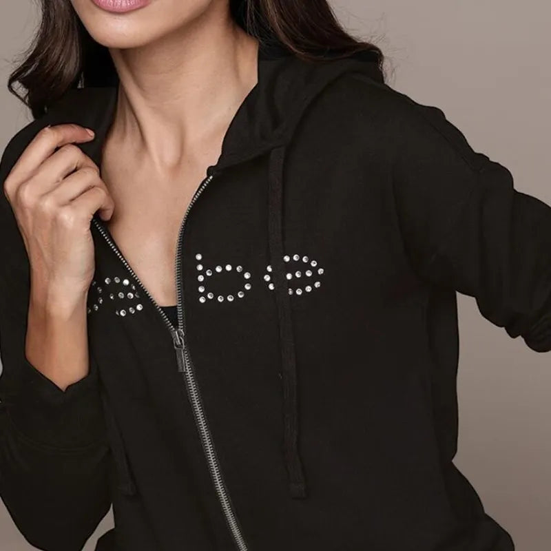 Bebe zip up Sweater