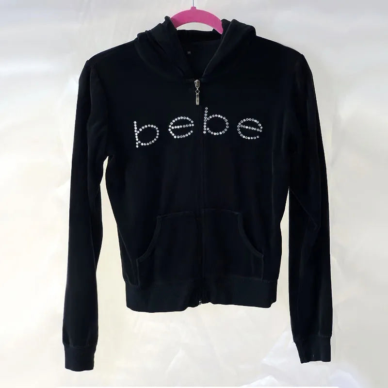 Bebe zip up Sweater