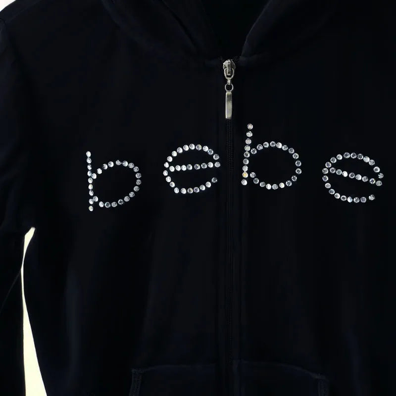 Bebe zip up Sweater